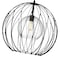 Z-Lite Elle 1 Light Pendant, Matte Black & Clear 1940P24-MB - alternate 8